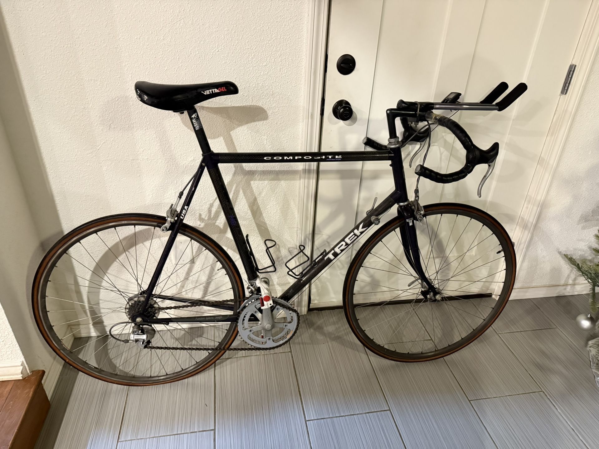 Retro 1990s Trek 2100 Composite Pro 62cm C-C Carbon/True Temper CrMo Bike