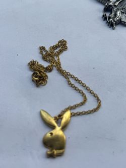 Playboy Bunny Goldtone Pendant