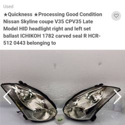 Nissan Headlights G35