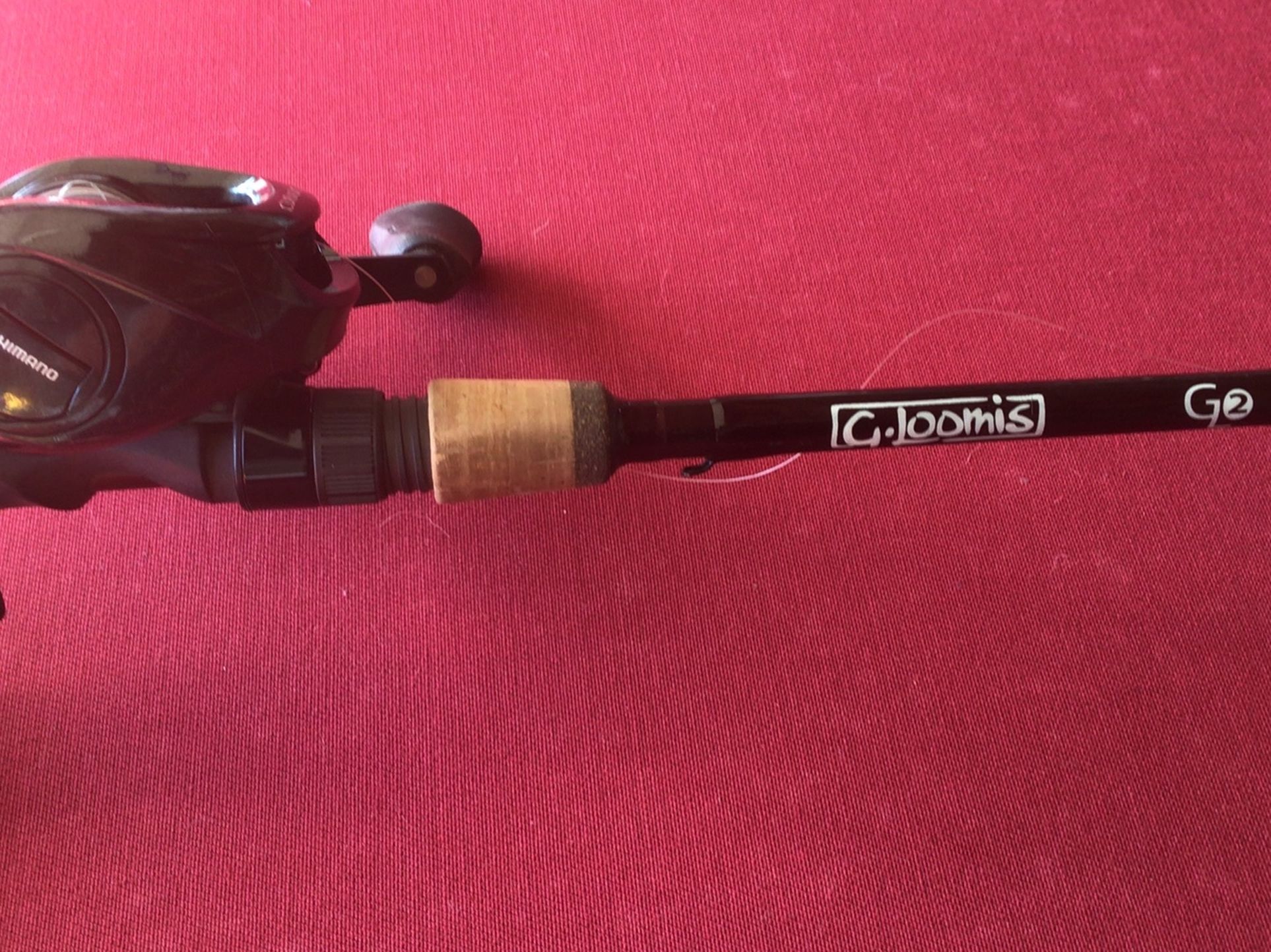 G-loo is Rod Shimano Curado Reel