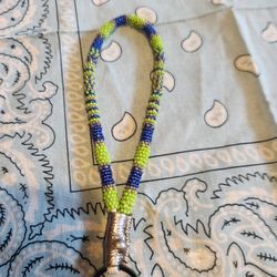 Beaded Wristlet Lanyard