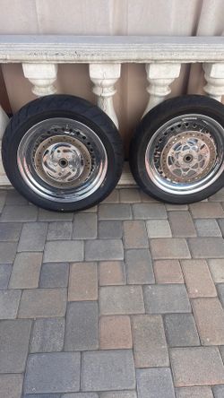 Harley Softail Fatboy Wheels / Rims And Tires Chrome