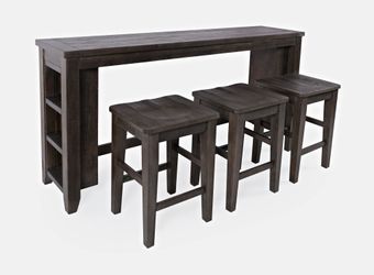 Madison County Barnwood 4pc Sofa Console Set