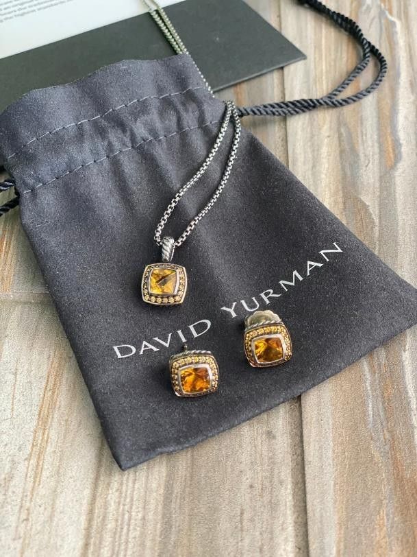 David Yurman Necklace and Earrings Set