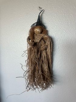 Halloween Straw Witch
