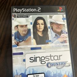 SINGSTAR COUNTRY game complete in case
