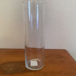 12 Cylinder Vases With Candles 