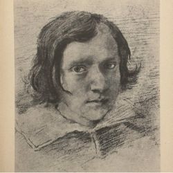 CHILD Giovanni Gian Lorenzo Bernini Fine Art Print Antique Original Vintage 40’s Portrait Italy Italian Printed Collectible RITRATTO DI FANCIULLO