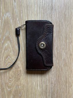 Genuine Brown Leather iPhone 5 Case
