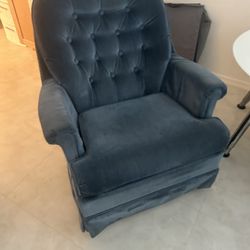 Blue Rocking Chair