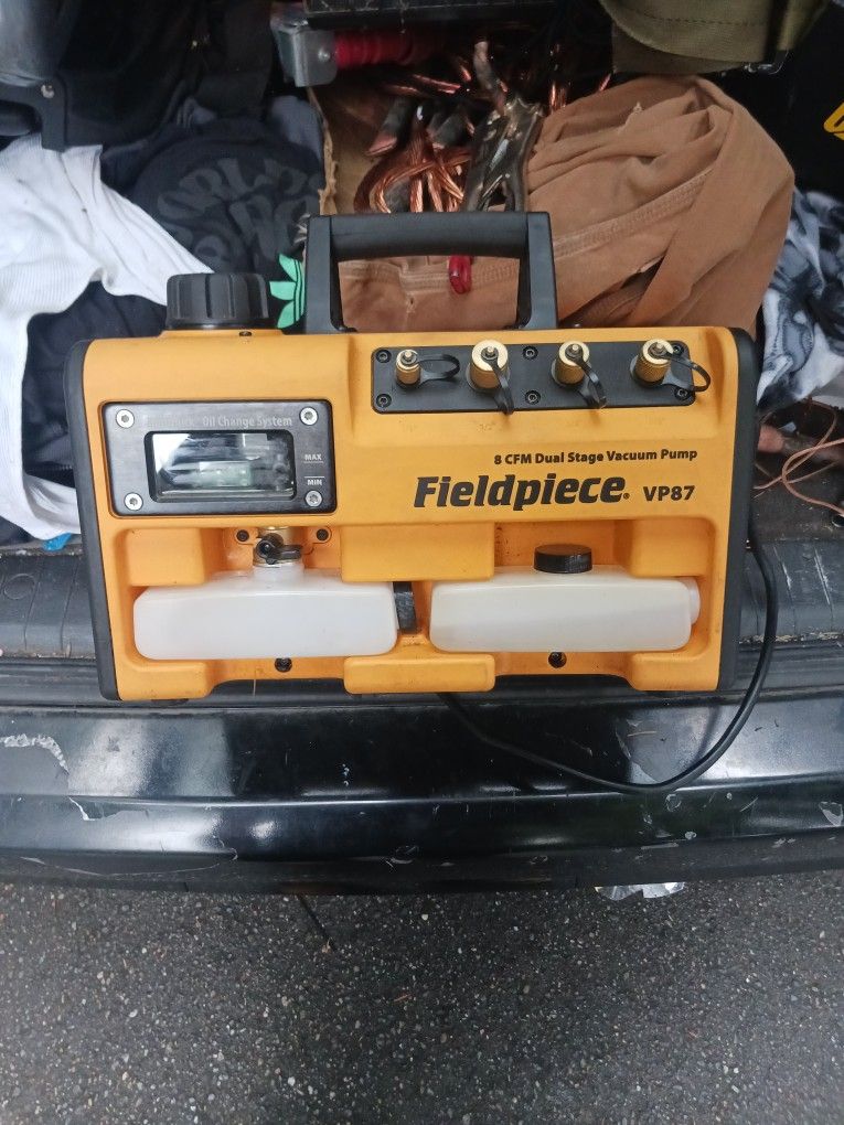 Fieldpiece 8 CFM DUAL STAGE VACUUM PUMP for Sale in Bremerton, WA OfferUp