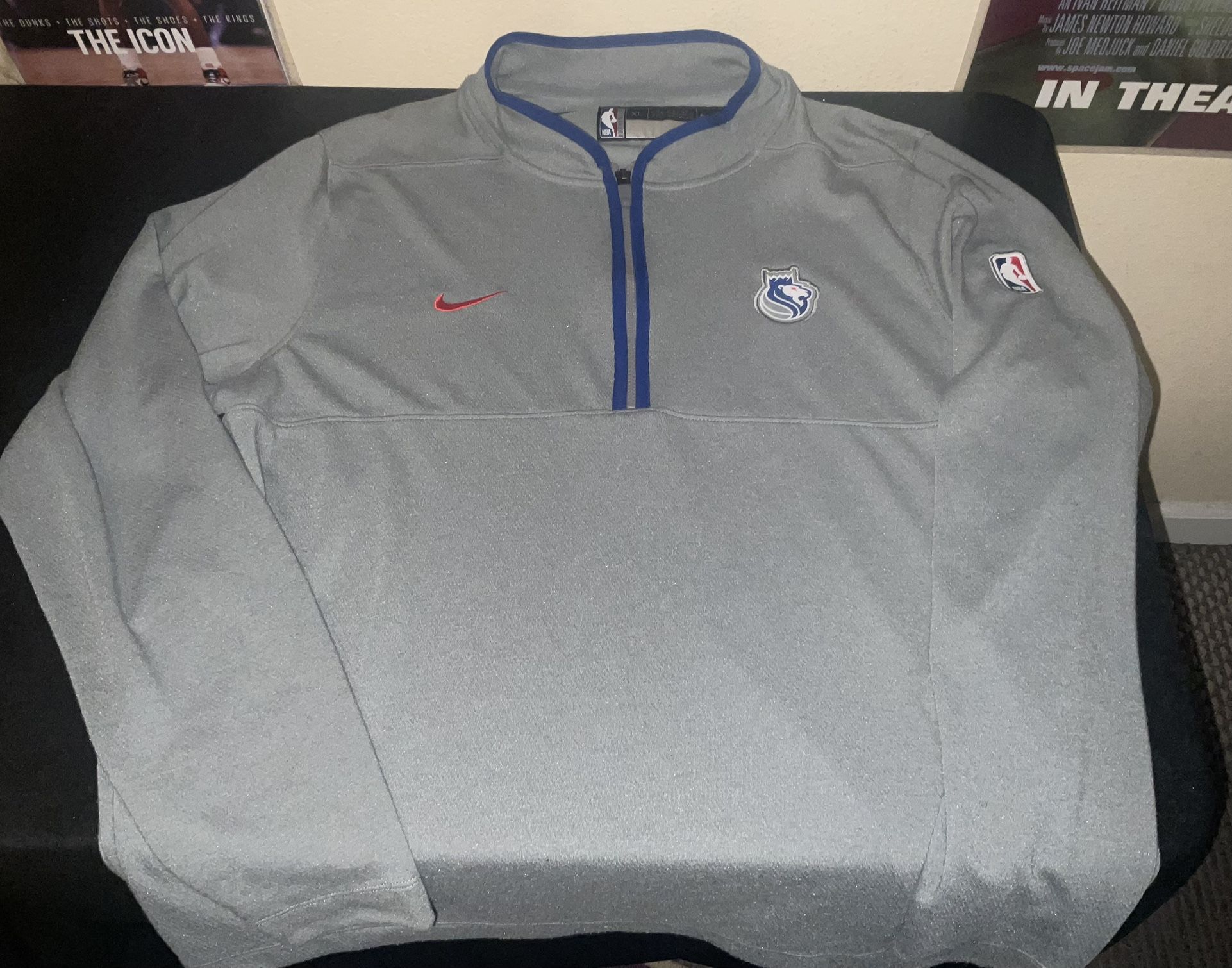 Sacramento Kings City Edition Fleece Pullover Jacket Adult Mens XL Excellent