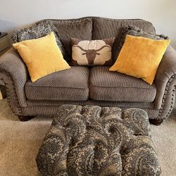 Loveseat And Ottoman 