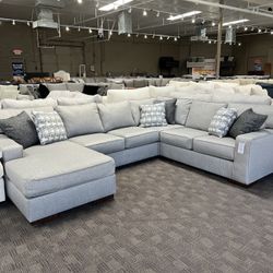 Brand New Grey Sectional Couch 
