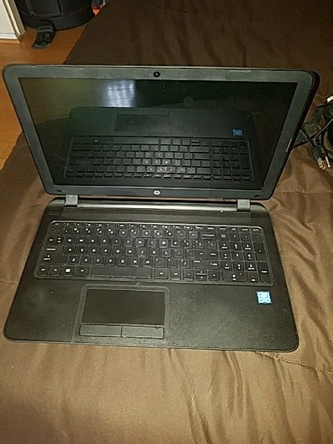 HP touchscreen laptop