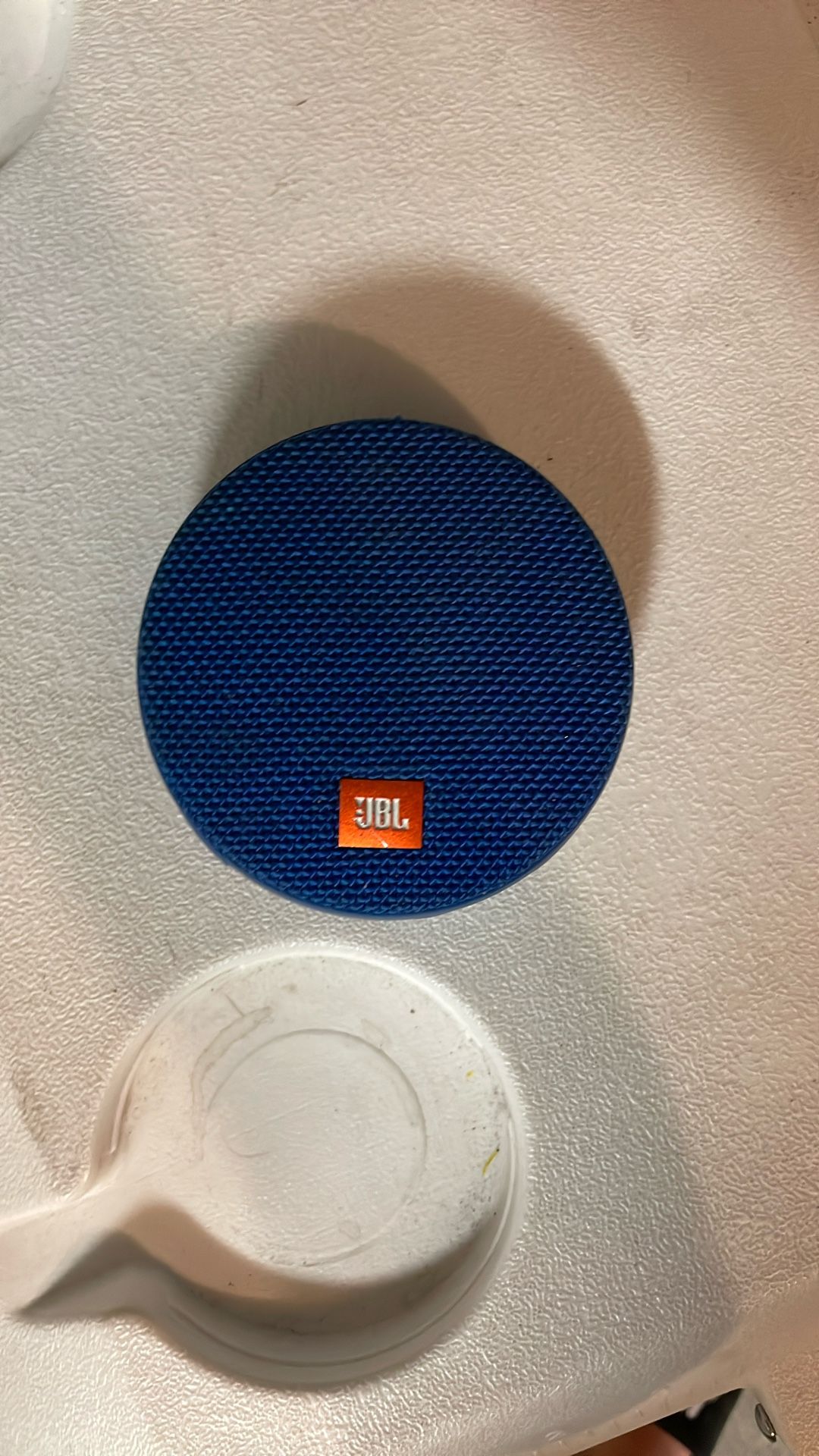 JBL blue speaker