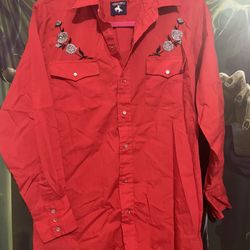 Women Medium Cowboy Cowgirl Shirt