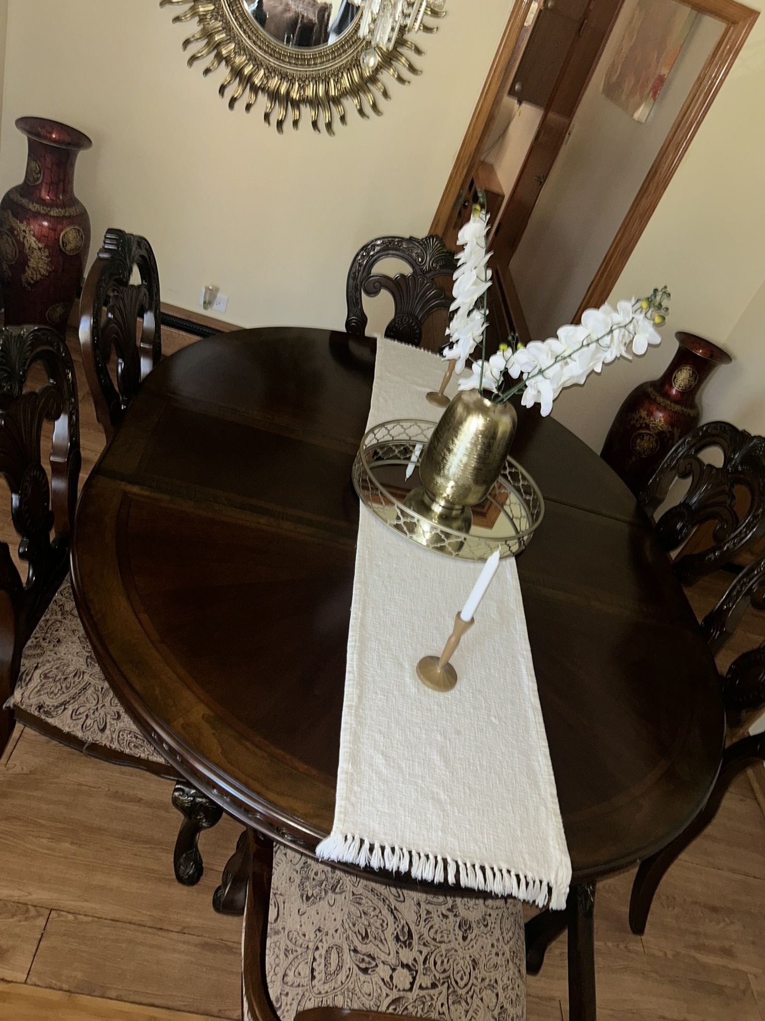 dining set with couch set 