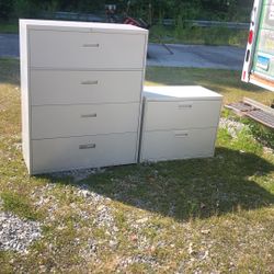 3 Commercial File Cabinets