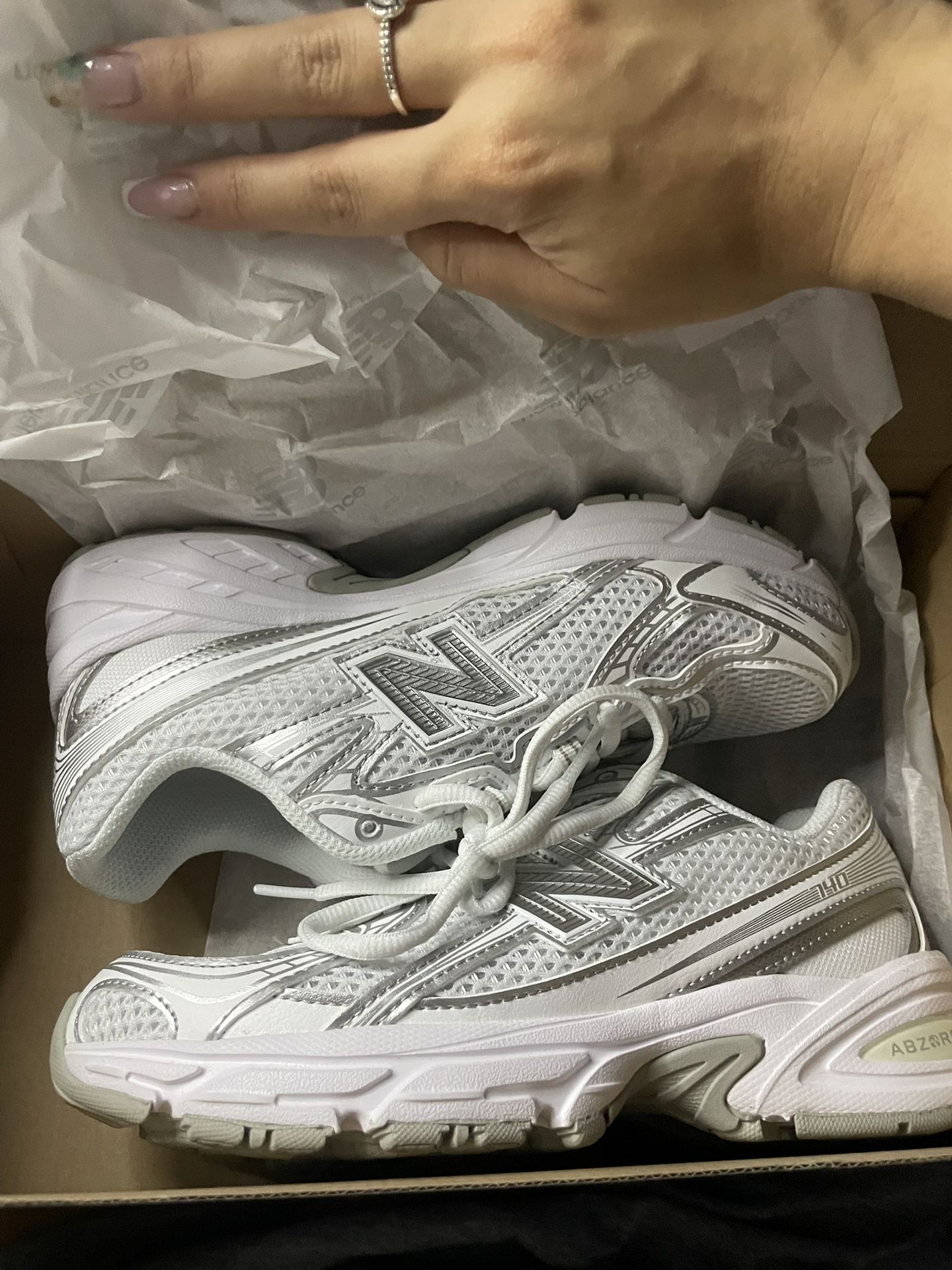 New Balance Kids 740 White/Grey