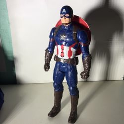 Hasbro Marvel 2015 Civil War Talking 12” Captain America