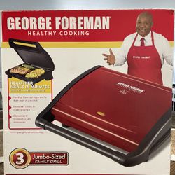 George Foreman Jumbo-Sized Family Grill - BRAND NEW