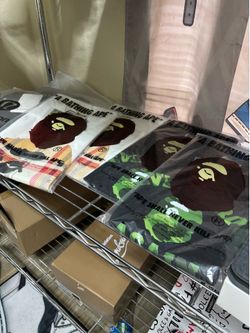 4 Bape shirts