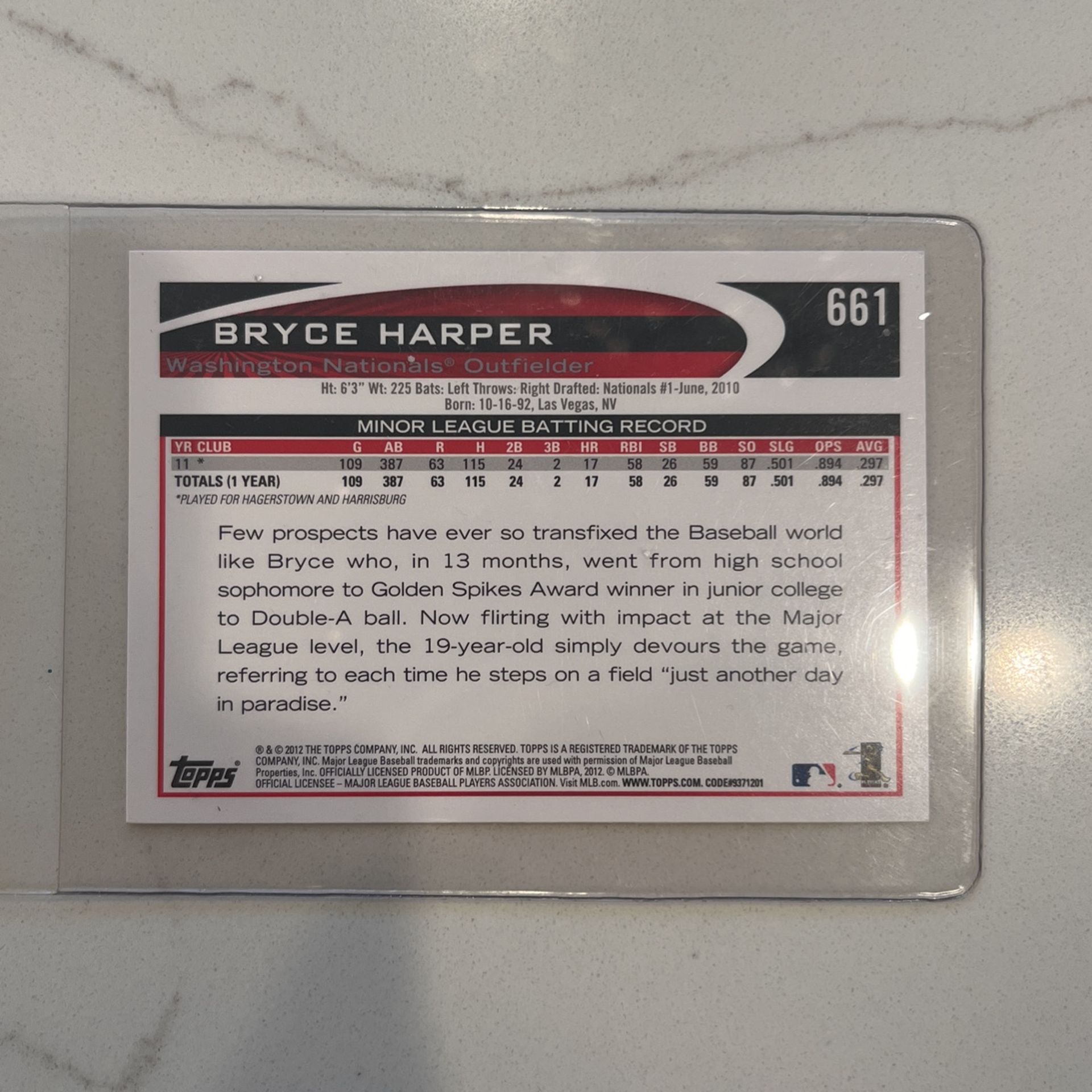 Baseball Card