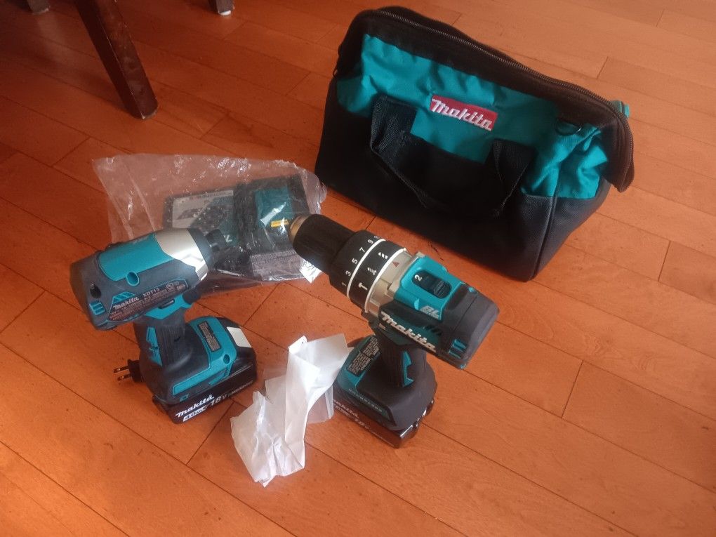 Set Drill New Makita  4ah 