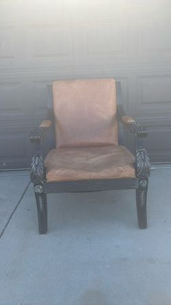 20th-century revival of an early 1800s French Empire fauteuil.