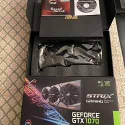 NVIDIA  GTX ASUS 1070 Strix OC 8gb RGB 