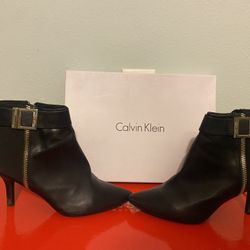 Calvin Klein Black Heel booties 
