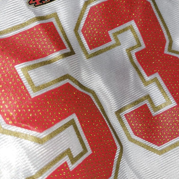 Pre Owned NFL San Francisco 49ers 70th Anniversary #53 Bowman Jersey Men's  Size