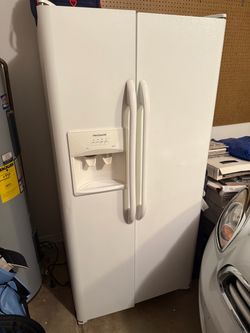 Frigidaire Side-by-Side Refrigerator with Ice and Water Dispenser