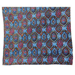 Vintage Fabric Boho Colorful Geometric Total Size For 2 Pieces 175” L x 37” W MCM