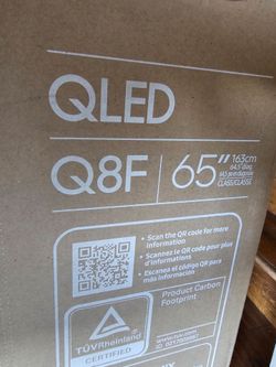 Samsung QLED 65" Q8F TELEVISION IN THE BOX