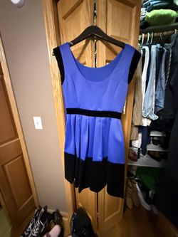 Dress Blue And Black