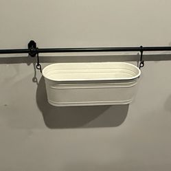 Hanging bar/shelf/planter Buckets 