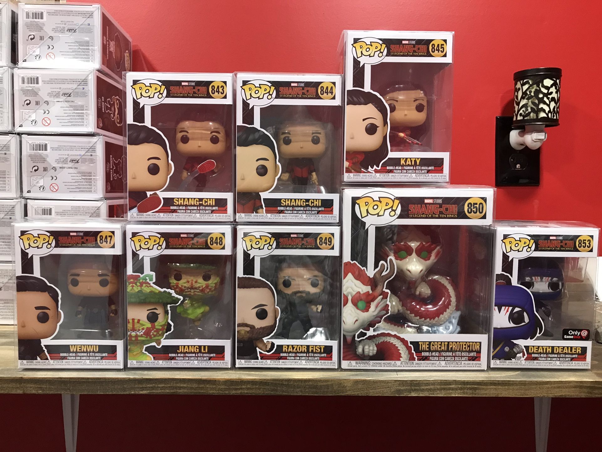 Shang Chi Funko PoP Lot