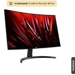 27"  Curved  Monitor 