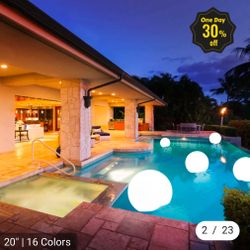 Outdoor Floating Globe Lights (3)