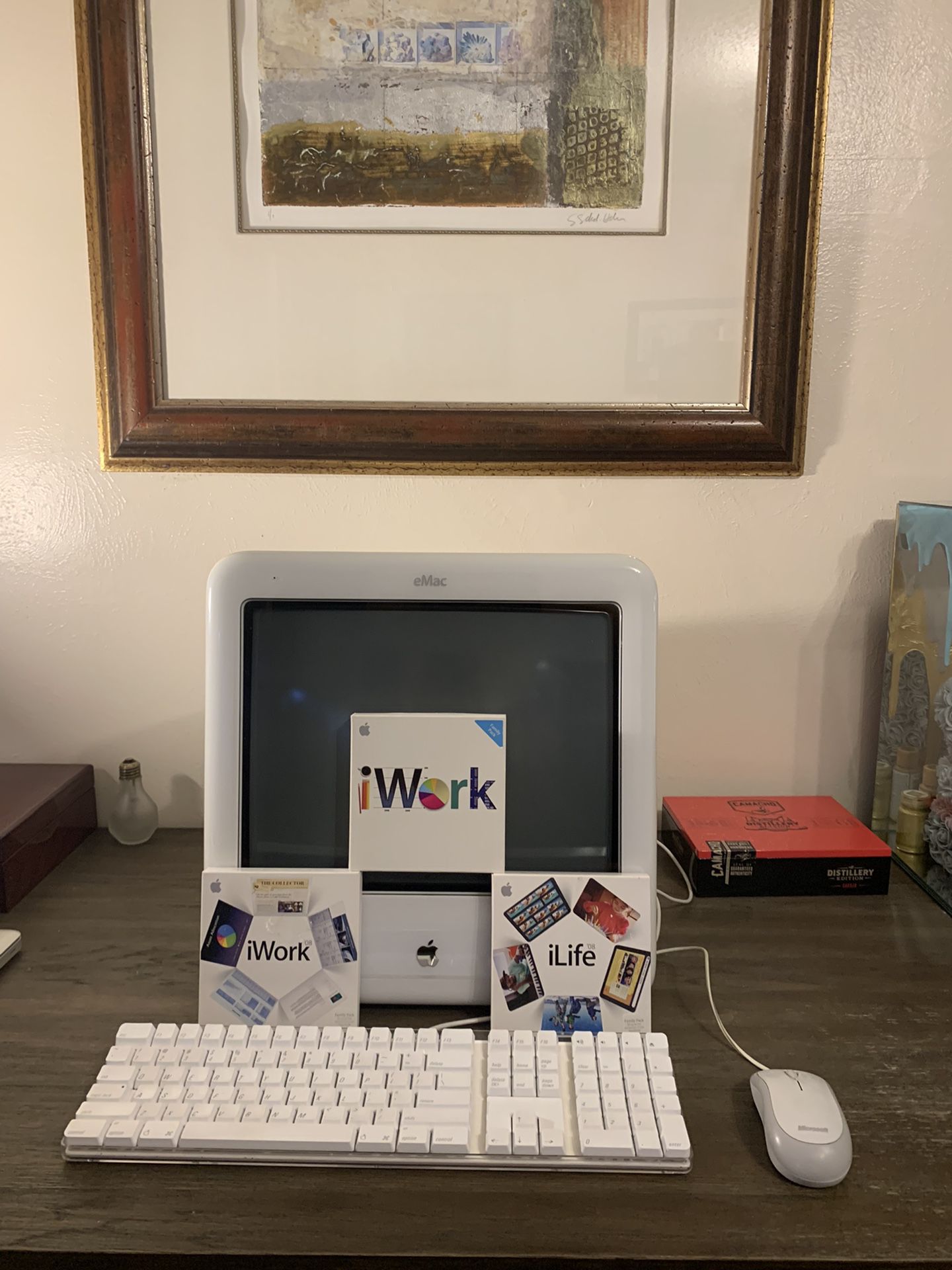 Old Apple eMac full Set Up