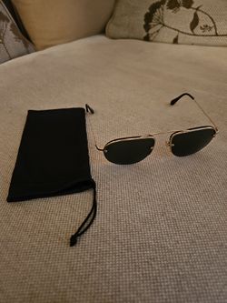 Authentic Prada Teddy Aviator Sunglasses