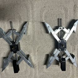 RV Stabilizer Wheel Chocks -  2 Pack (Allow Drill Adjust) 