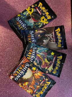 Pokemon shining fates art set booster packs