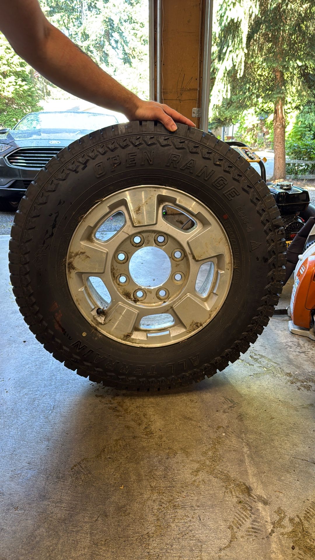 GMC/chevy Truck Rims And Tires Set