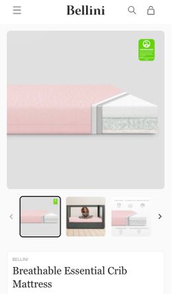 NEW Bellini Breathable Essential Crib Mattress