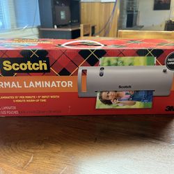 Scotch Thermal Laminating $33.26 and Scotch Thermal Laminating Pouches $9.99 and Crotch Self-seal Laminating Pouches $7.24 = $50.49 Less Money $45.00 