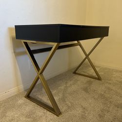 Home Office Desk - Built In Power & Storage