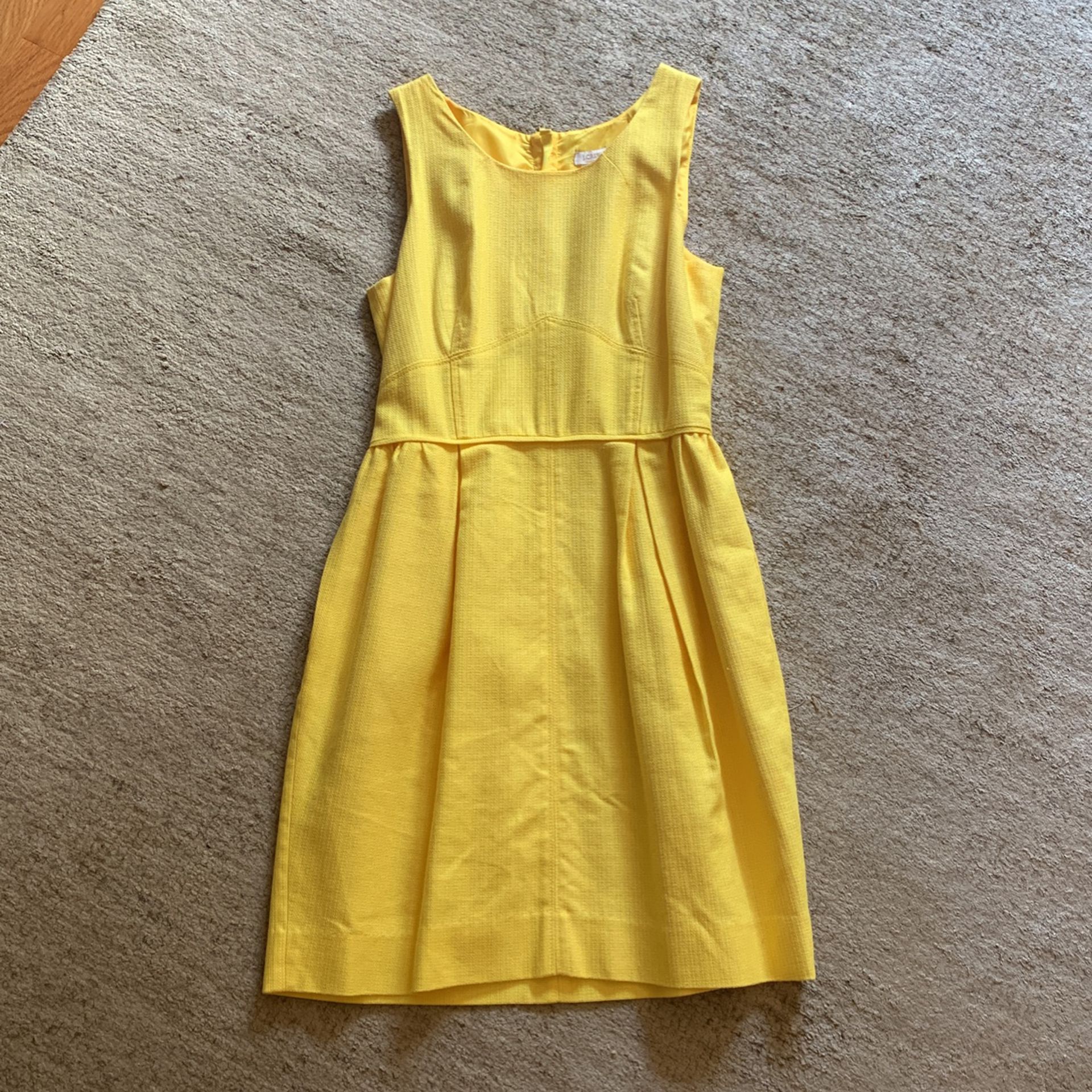 JCrew Yellow Dress 